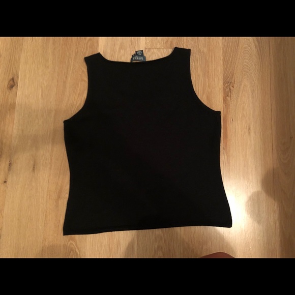 Lauren by Ralph Lauren XL vest silk cashmere - Picture 6 of 8